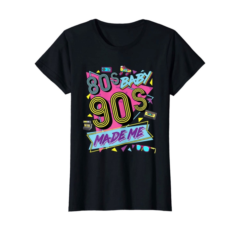 Woman’s 80s tee.